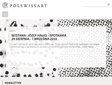 Tablet Screenshot of polswissart.pl